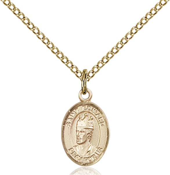 14K Gold-Filled St. Edward the Confessor Pendant
