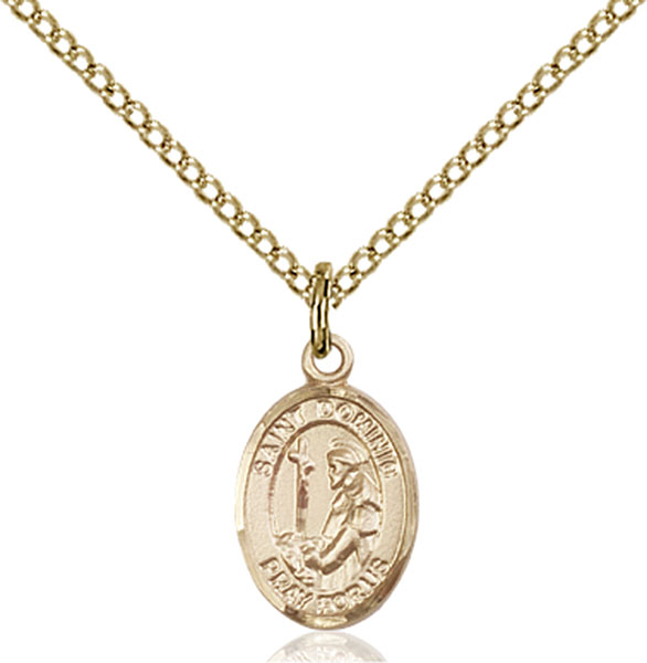 14K Gold-Filled St. Dominic de Guzman Pendant