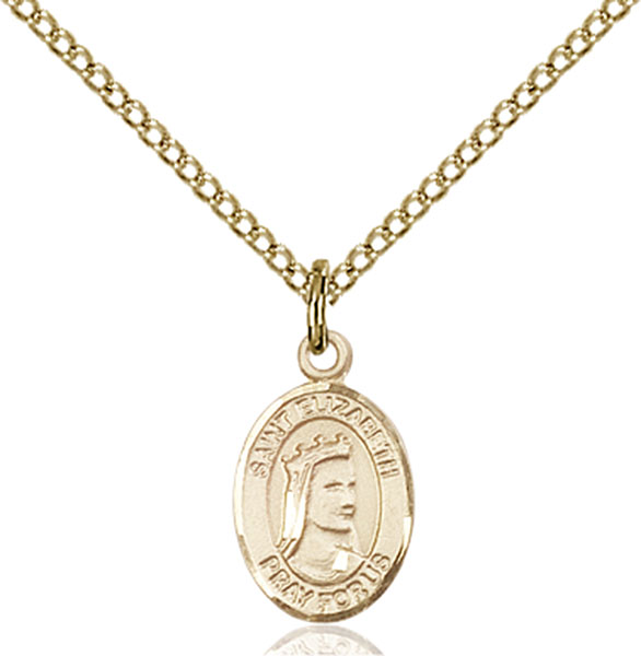 14K Gold-Filled St. Elizabeth of Hungary Pendant