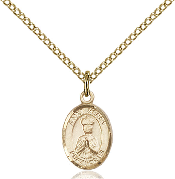 14K Gold-Filled St. Henry II Pendant