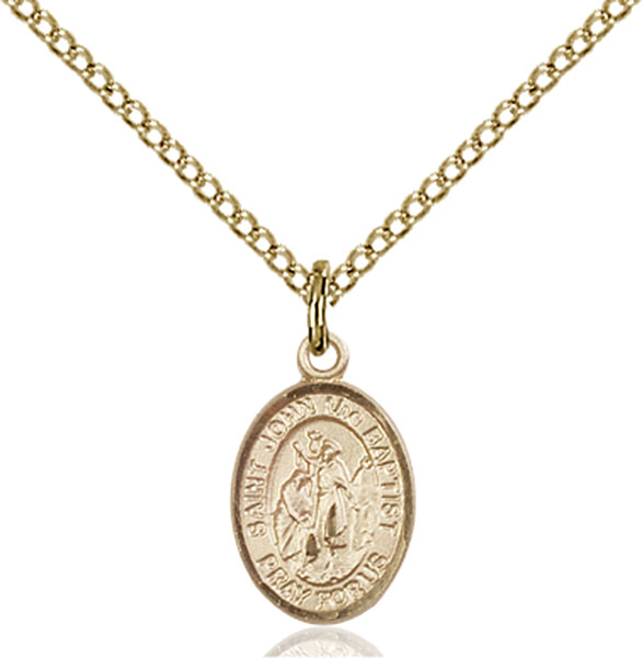 14K Gold-Filled St. John the Baptist Pendant