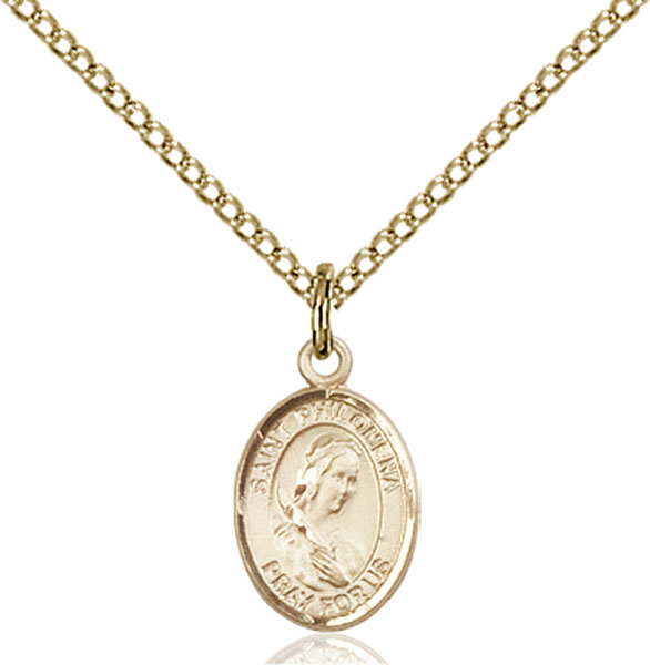14K Gold-Filled St. Philomena Pendant