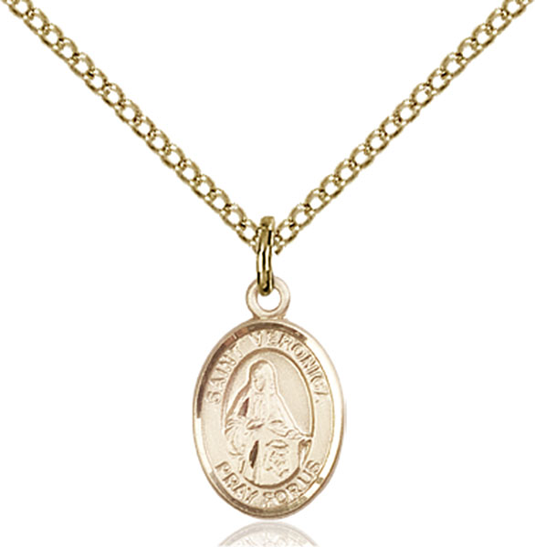 14K Gold-Filled St. Veronica Pendant