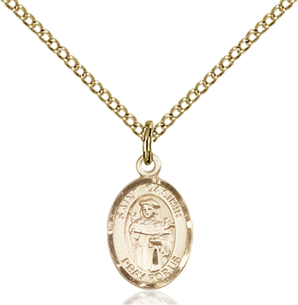 14K Gold-Filled St. Casimir of Poland Pendant