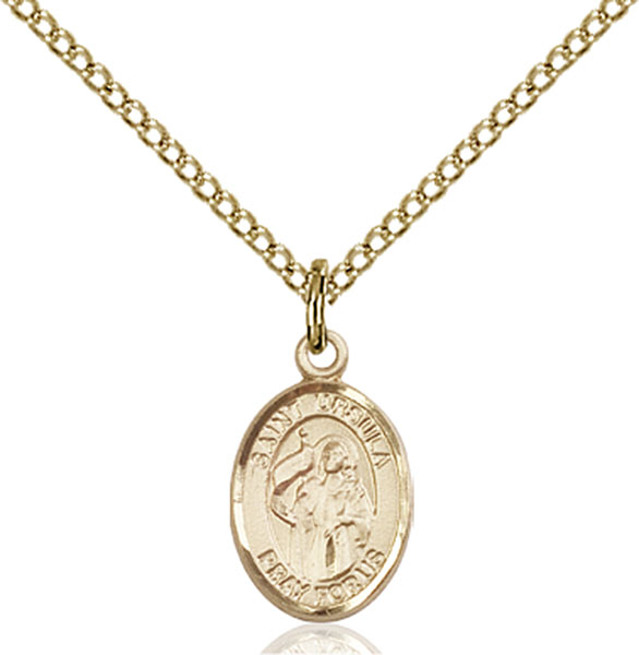 14K Gold-Filled St. Ursula Pendant