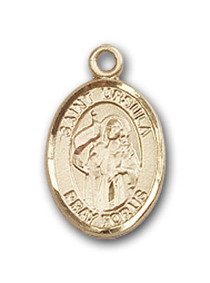 14K Gold St. Ursula Pendant