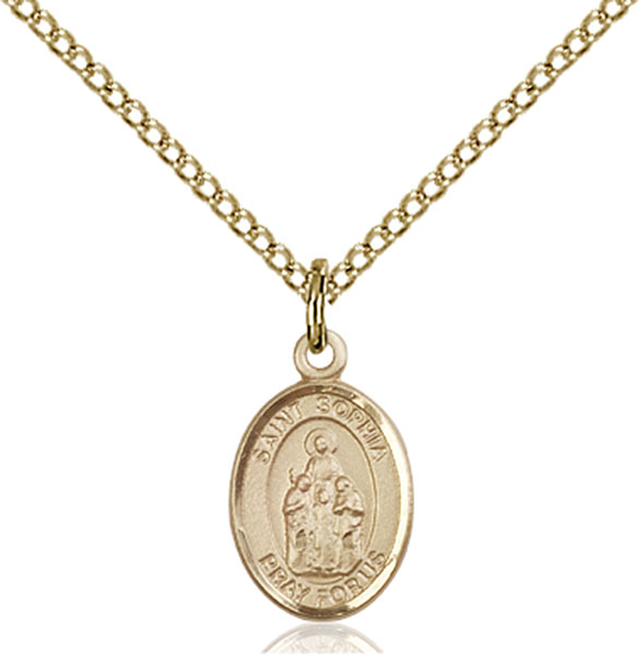 14K Gold-Filled St. Sophia Pendant