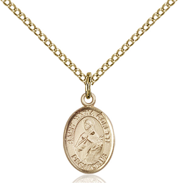 14K Gold-Filled St. Maria Goretti Pendant