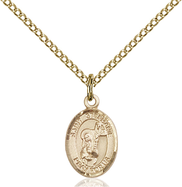 14K Gold-Filled St. Stephanie Pendant