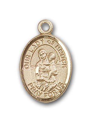 14K Gold OUR LADY of Knock Charm