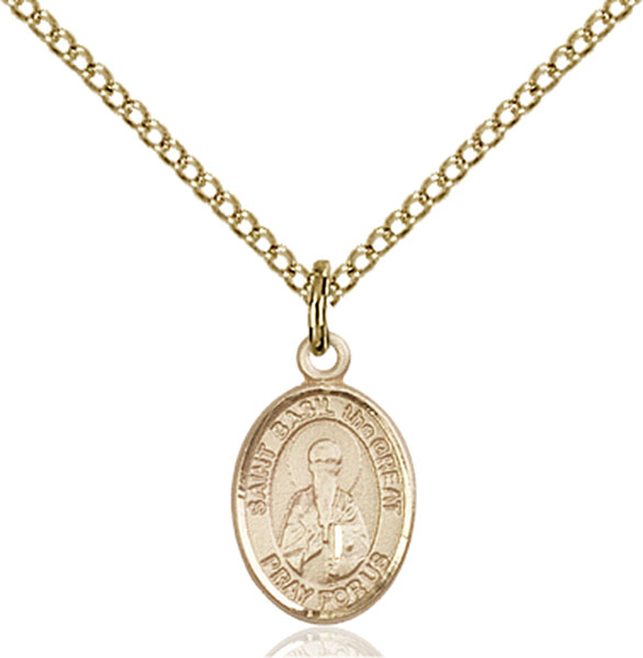 14K Gold-Filled St. Basil the Great Pendant
