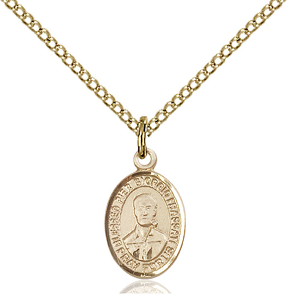 14K Gold-Filled Blessed Pier Giorgio Frassati Pendant