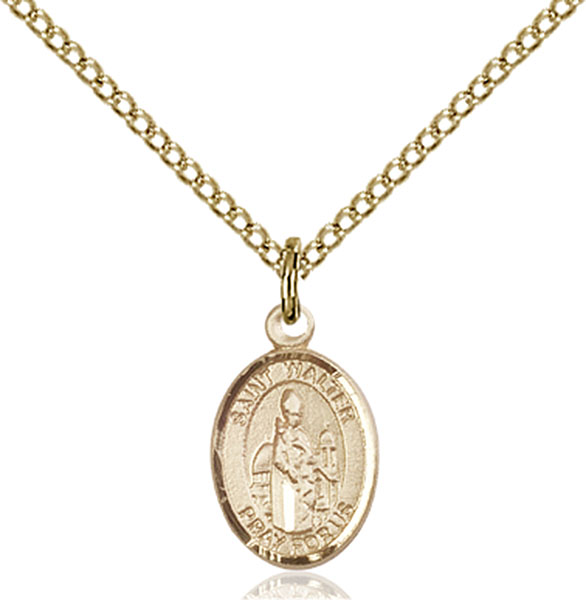 14K Gold-Filled St. Walter of Pontnoise Pendant