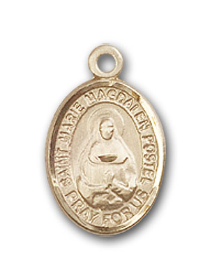 14K Gold Marie Magdalen Postel Pendant