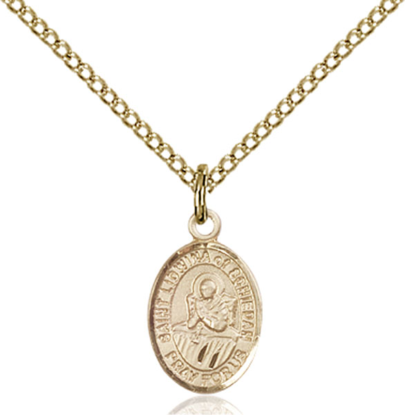 14K Gold-Filled St. Lidwina of Schiedam Pendant