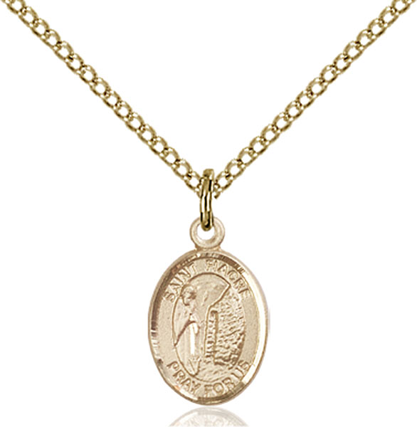 14K Gold-Filled St. Fiacre Pendant
