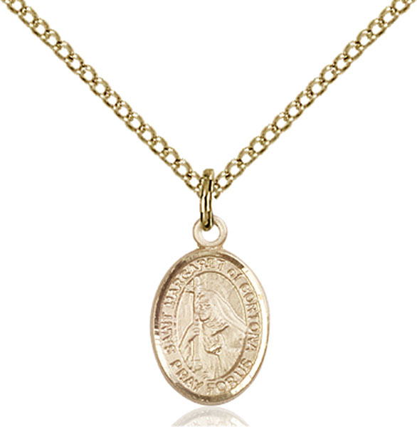 14K Gold-Filled St. Margaret of Cortona Pendant