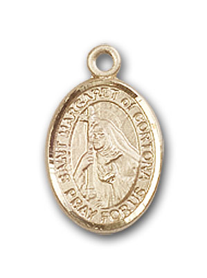 14K Gold St. Margaret of Cortona Pendant