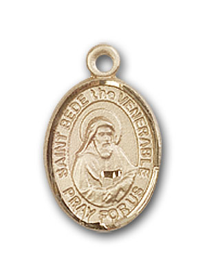 14K Gold-Filled St. Bede the Venerable Pendant
