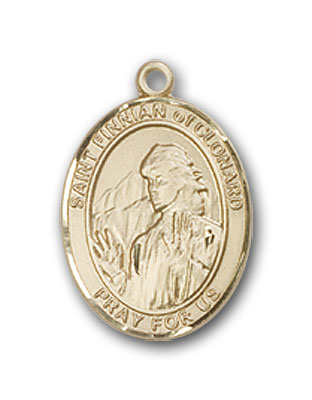 14K Gold St. Finnian of Clonard Pendant