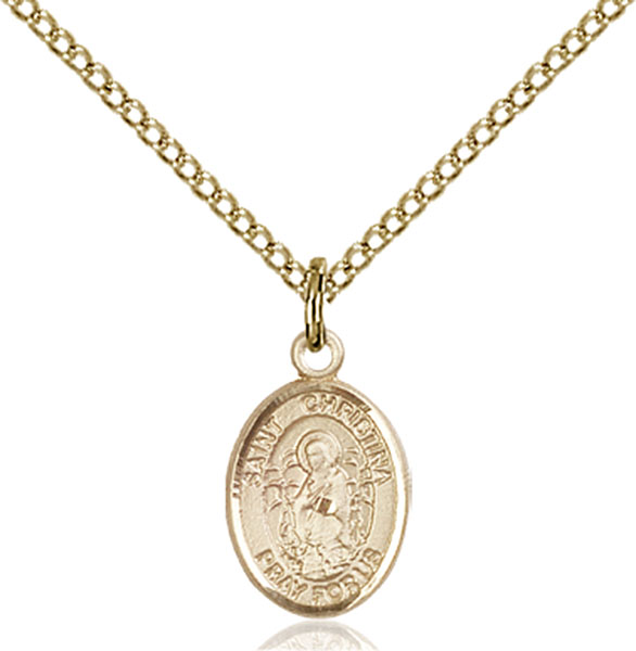 14K Gold-Filled St. Christina the Astonishing Pendant