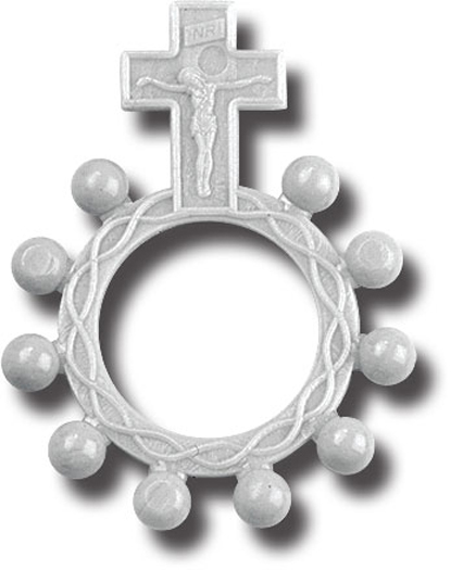 Luminous Plastic Rosary Ring 25-Pack