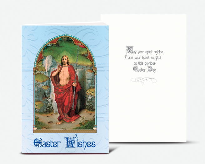 Resurrection Of Jesus Easter Card 10-Pack