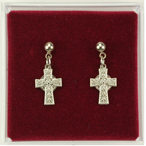 Rf Celtic Cross Earrings