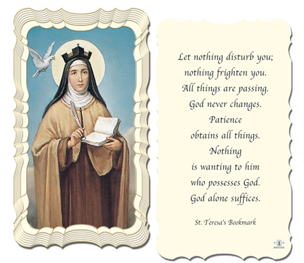 50-Pack - St Therese'S Bookmark