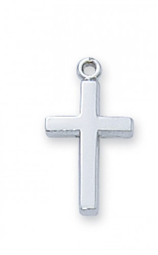 Sterling Silver Baby Cross 13" Chain/Bt"