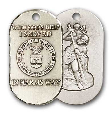 Sterling Silver Air Force Pendant