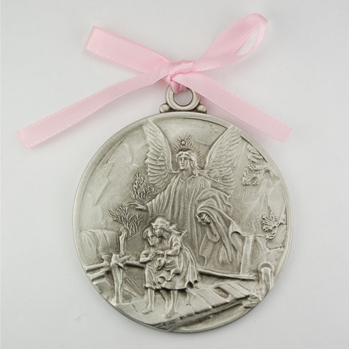 Guardian Angel Crib Medal