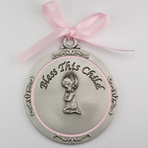 Girl Crib Medal/Carded