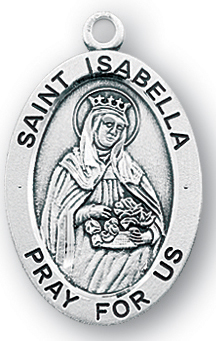 Isabella of Portugal Pendant DiamondJewelryNY Sterling Silver St