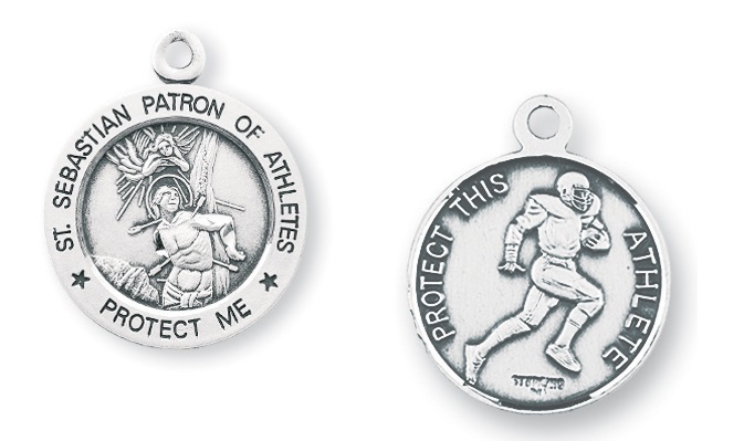 Catholic Medals for the Patron Saint of Athletes And Soldiers