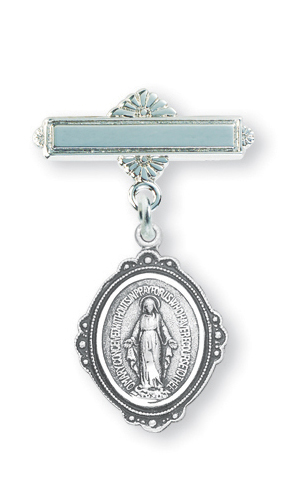 Sterling Silver Baby Miraculous Medal
