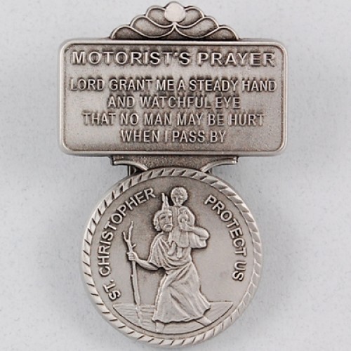 St Christopher Visor Clip