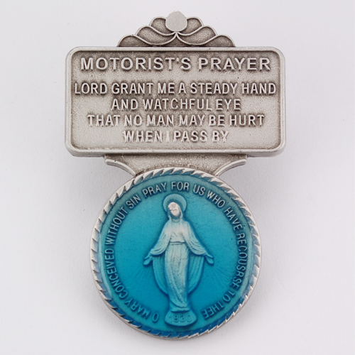 Miraculous Medal Visor Clip