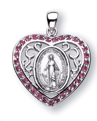 Miraculous Medal B - Divine Protection Pendant — Unique Catholic Jewelry -  Telos Art