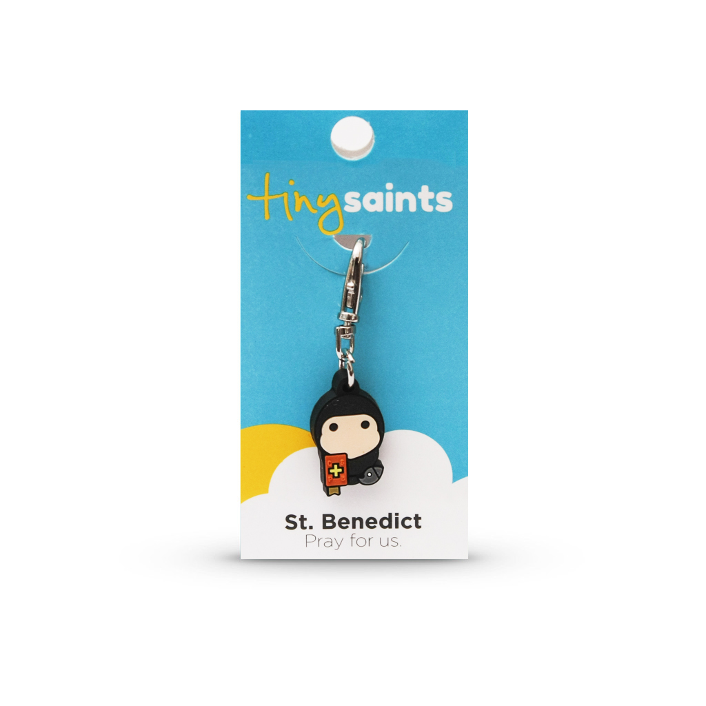 St. Benedict Tiny Saint Charm