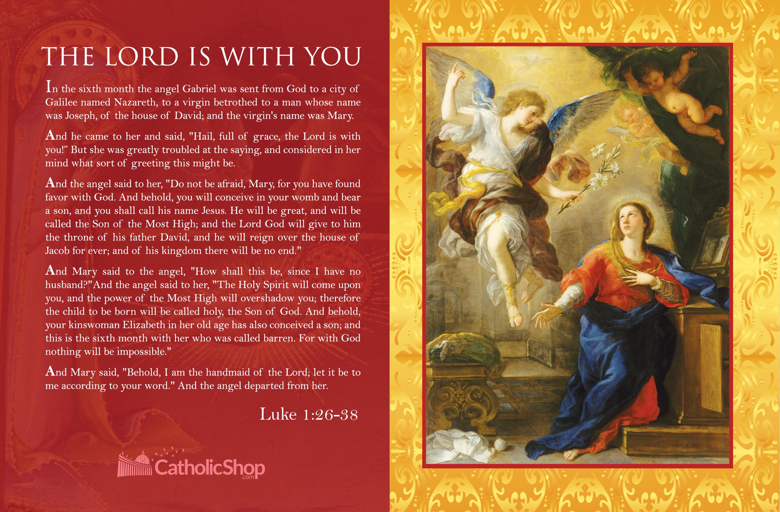 The Annunciation Christmas Card - 25-Pack