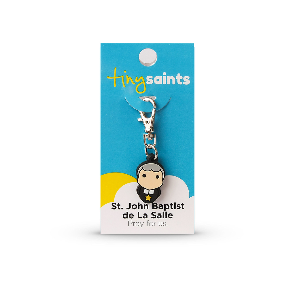 St. John Baptist de La Salle Tiny Saint Charm