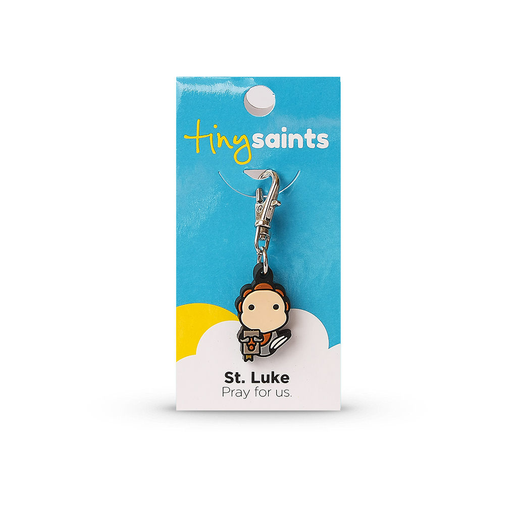 St. Luke Tiny Saint Charm