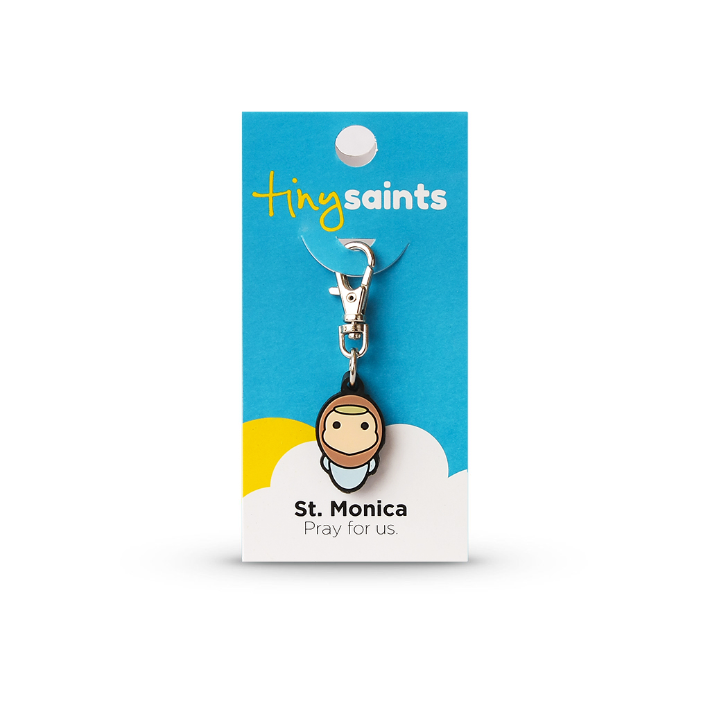 St. Monica Tiny Saint Charm