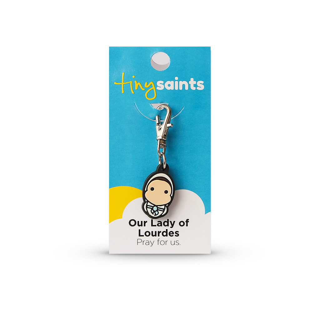 Our Lady of Lourdes Tiny Saint Charm