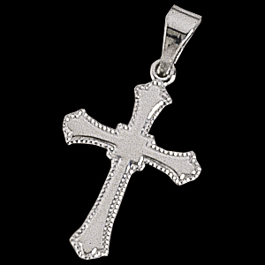 Platinum Cross Pendant