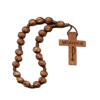 Medjugorje Peace Rosary - Wood