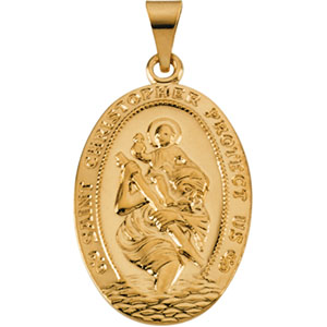 large st christopher medal