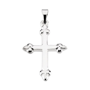 Platinum Fancy Cross Pendant