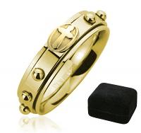Spinning Rosary Ring - Gold-Filled